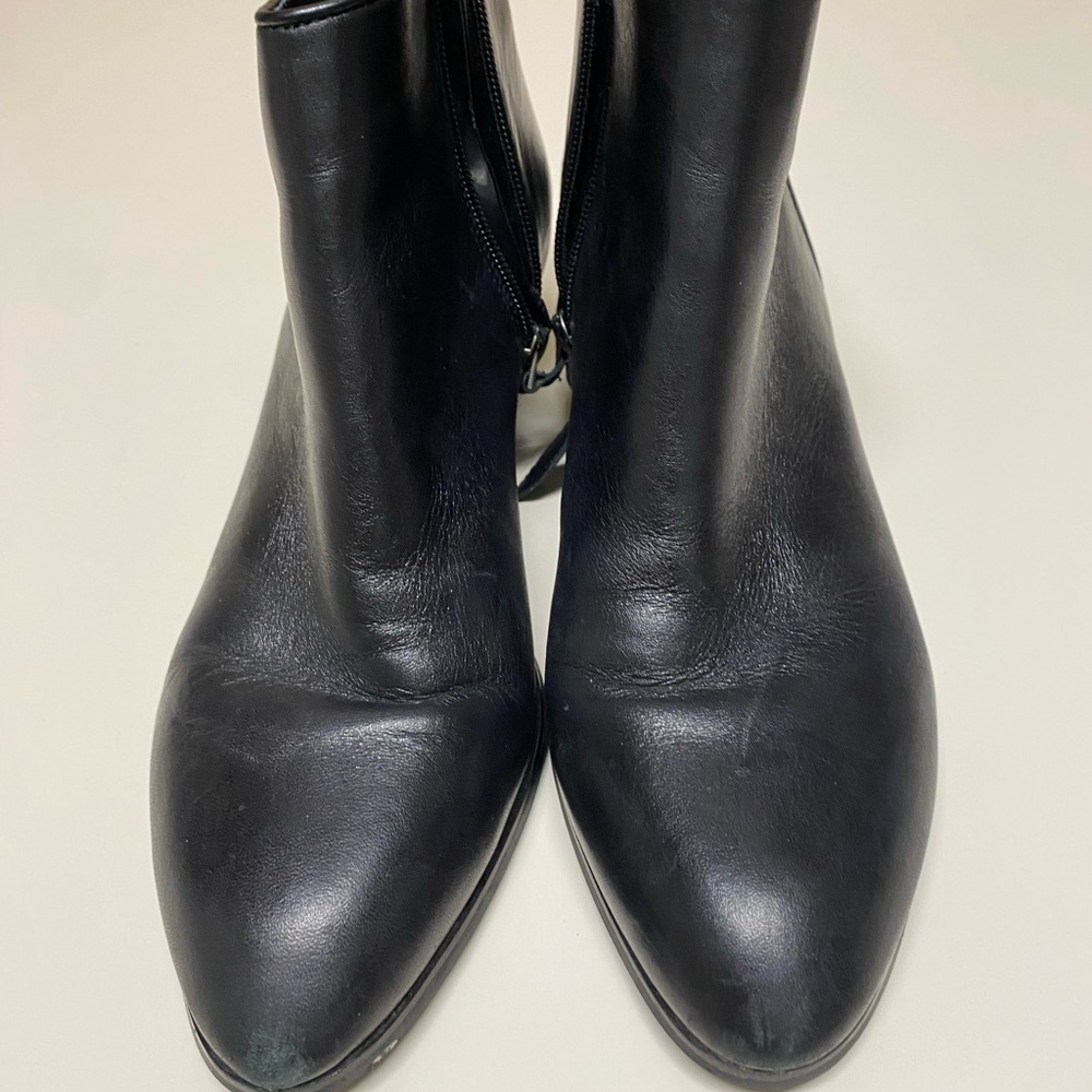 Franco Sarto Black Leather Boots